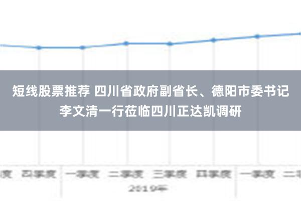 短线股票推荐 四川省政府副省长、德阳市委书记李文清一行莅临四川正达凯调研