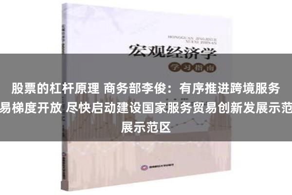 股票的杠杆原理 商务部李俊：有序推进跨境服务贸易梯度开放 尽快启动建设国家服务贸易创新发展示范区